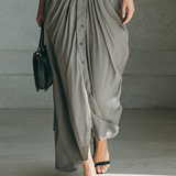 Zéphyrine | Robe Longue Plissée