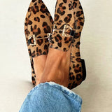 Rieke | Mocassins léopard élégants