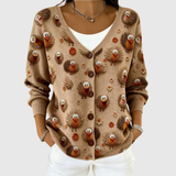 Greta | Cardigan en tricot à boutons confortable