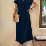 Margaux™ — Robe longue élégante et minimaliste