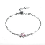 Arbour – Parure de bijoux 4 pièces avec patte et cœur en zirconia