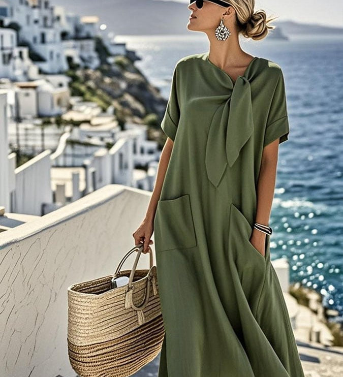Mireille™ — Robe en coton fluide et estivale