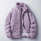 Veste Matelassée En Velours Côtelé Pour Homme