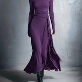 Naomie | Robe Maxi à Nœud Latéral