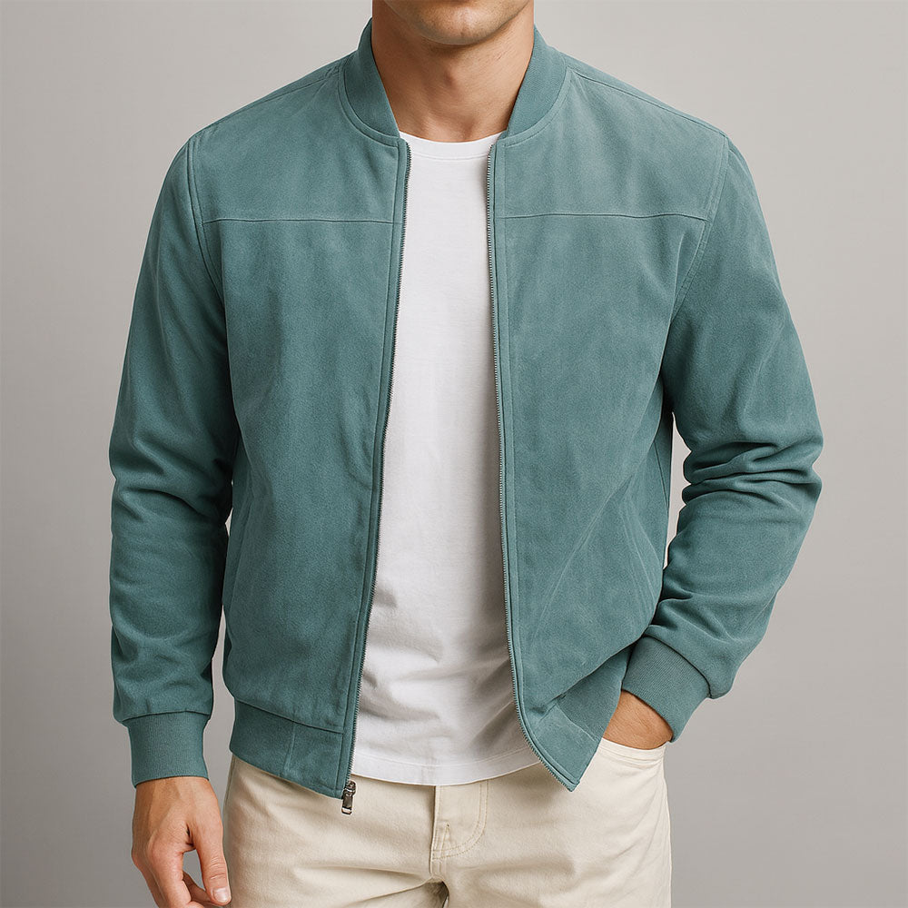 LAURENT MONACO | VESTE EN CUIR SUEDE URBAINE