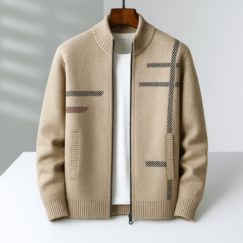 LAURENT MONACO | VESTE EN MAILLE ZIPPÉE POUR HOMME