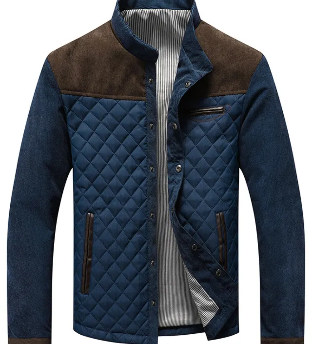 LAURENT MONACO | VESTE MATELASSÉE À MOTIF LOSANGES POUR HOMMES