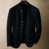 LAURENT MONACO | VESTE EN LAINE AVEC COL DROIT