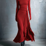 Naomie | Robe Maxi à Nœud Latéral
