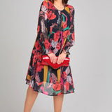 Manuelle™ | Robe florale fluide élégante féminine