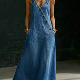 Vera | Robe en denim avec boutons
