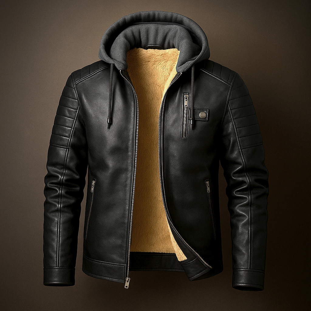 LAURENT MONACO | VESTE À CAPUCHE ÉLÉGANTE ET RAFFINÉE POUR HOMME
