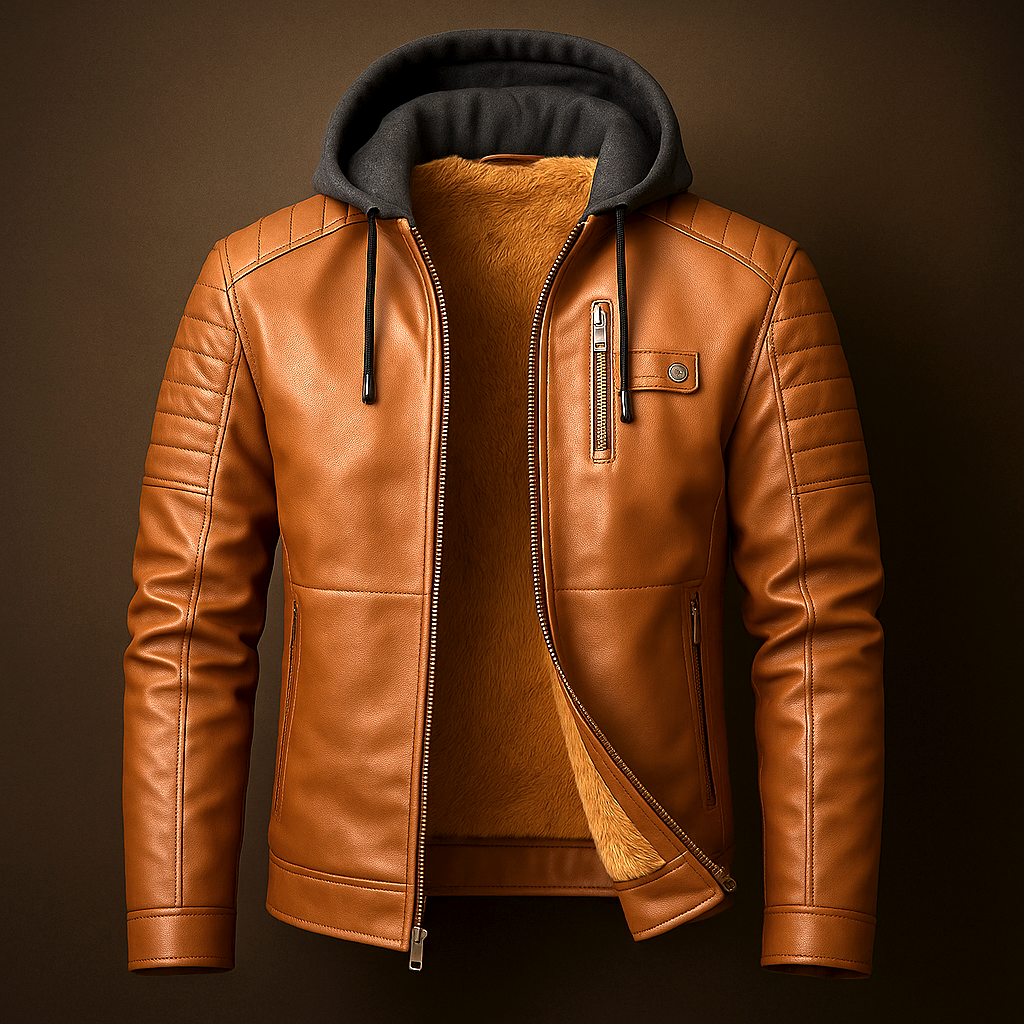 LAURENT MONACO | VESTE À CAPUCHE ÉLÉGANTE ET RAFFINÉE POUR HOMME