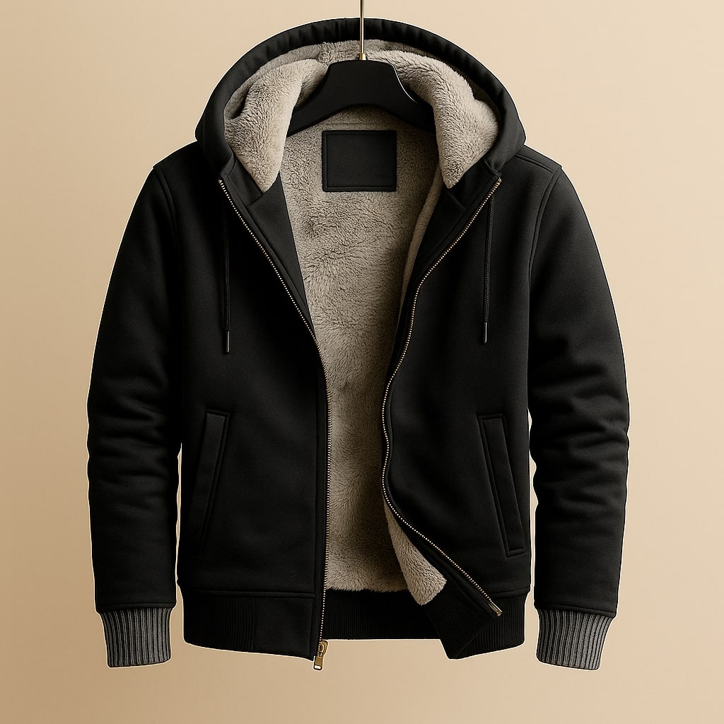 LAURENT MONACO | VESTE DOUBLÉE À CAPUCHE POUR HOMMES