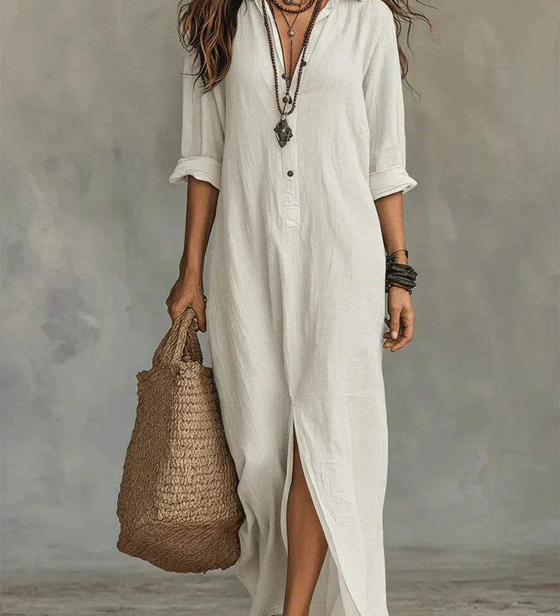 Sheila | Robe maxi avec une silhouette polyvalente pour le quotidien