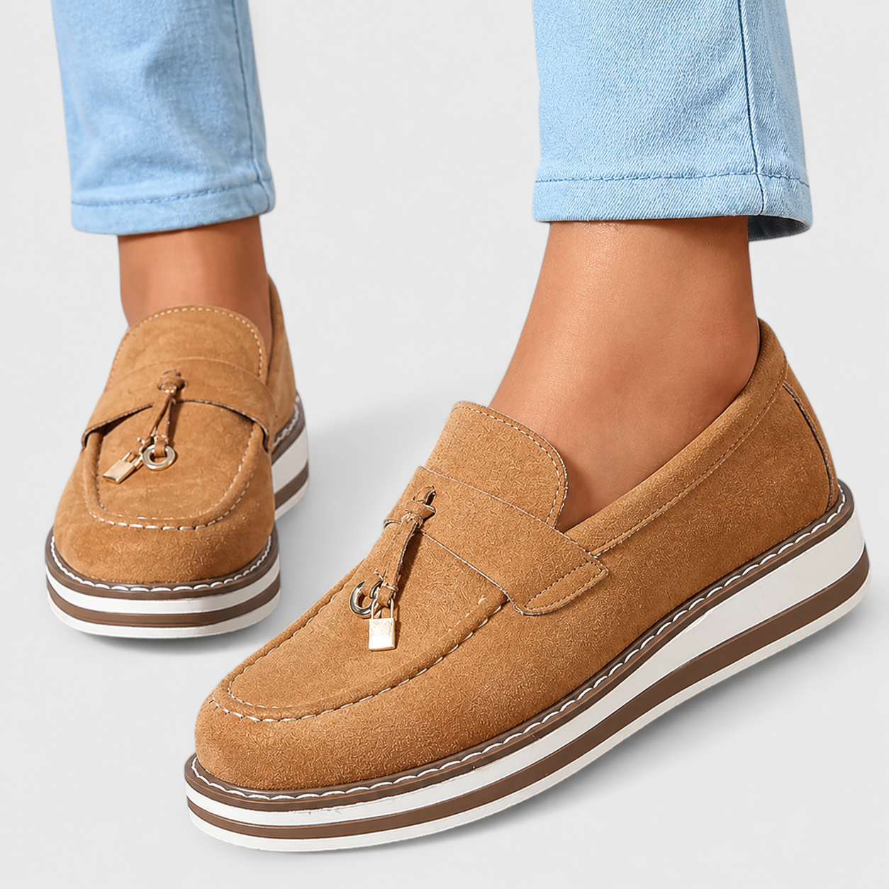 Sophie | Mocassins ronds décontractés