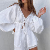 Luise | Ensemble avec volants et shorts