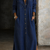 Delana | Robe en denim avec boutons