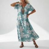 Élisoria™ — Robe florale fluide charme estival