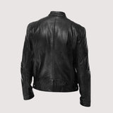 LAURENT MONACO | VESTE EN CUIR HAUT DE GAMME ÉLÉGANTE POUR HOMME