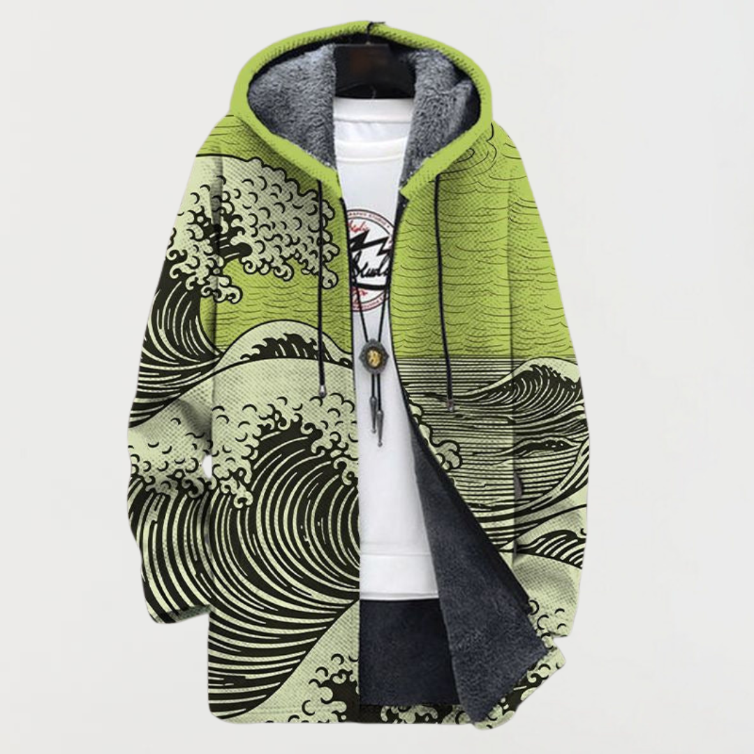 Mathilda – Manteau à motif ondulé