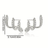 Saskia | Boucles d'oreilles triples