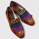 Luise | Mocassins léopard marron