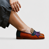 Luise | Mocassins léopard marron