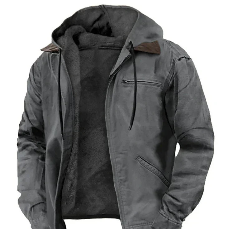 LAURENT MONACO | VESTE AVEC CAPUCHE POUR HOMME AUTOMNALE
