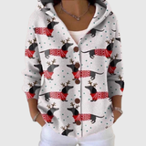 Katharina | Cardigan en tricot confortable avec capuche