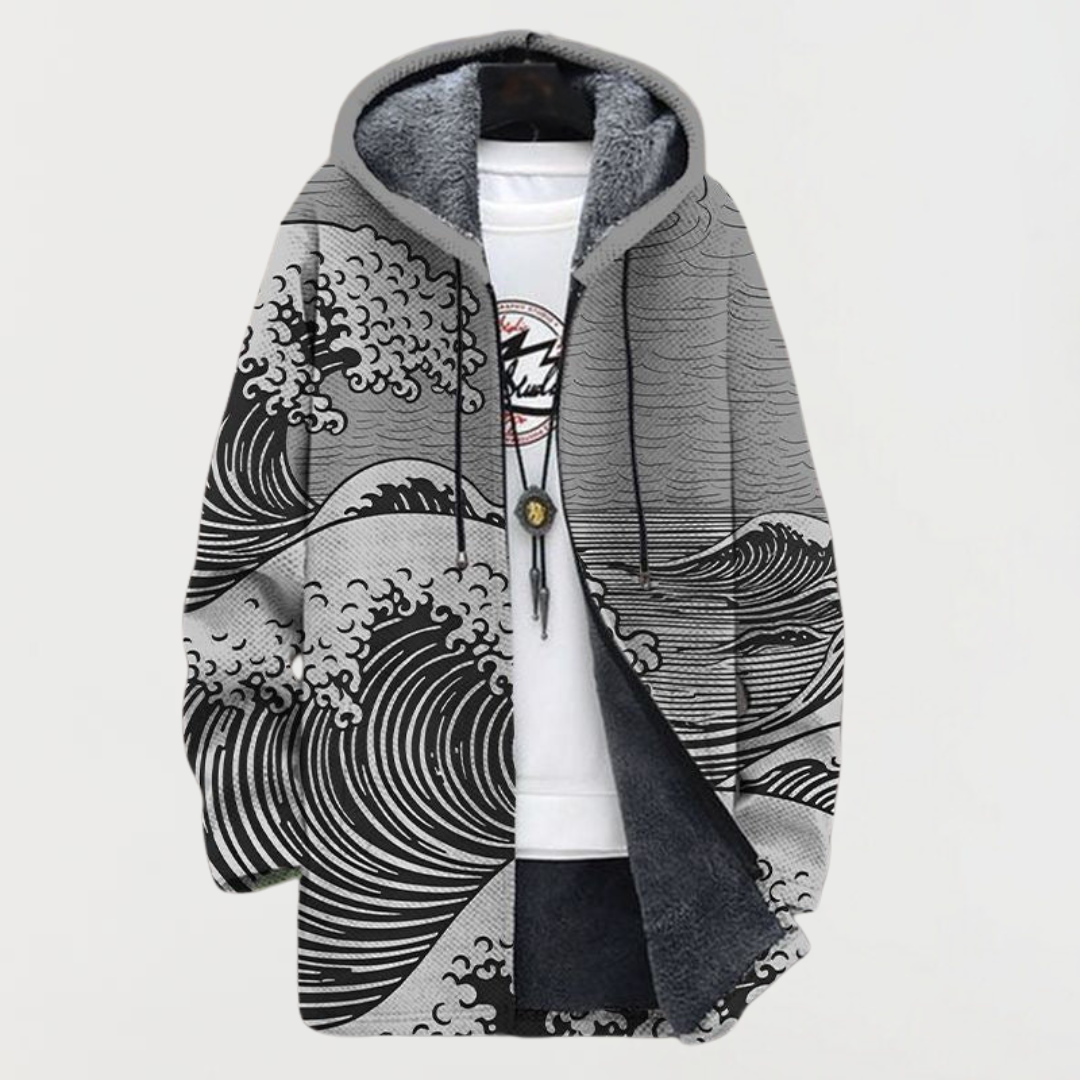 Mathilda – Manteau à motif ondulé