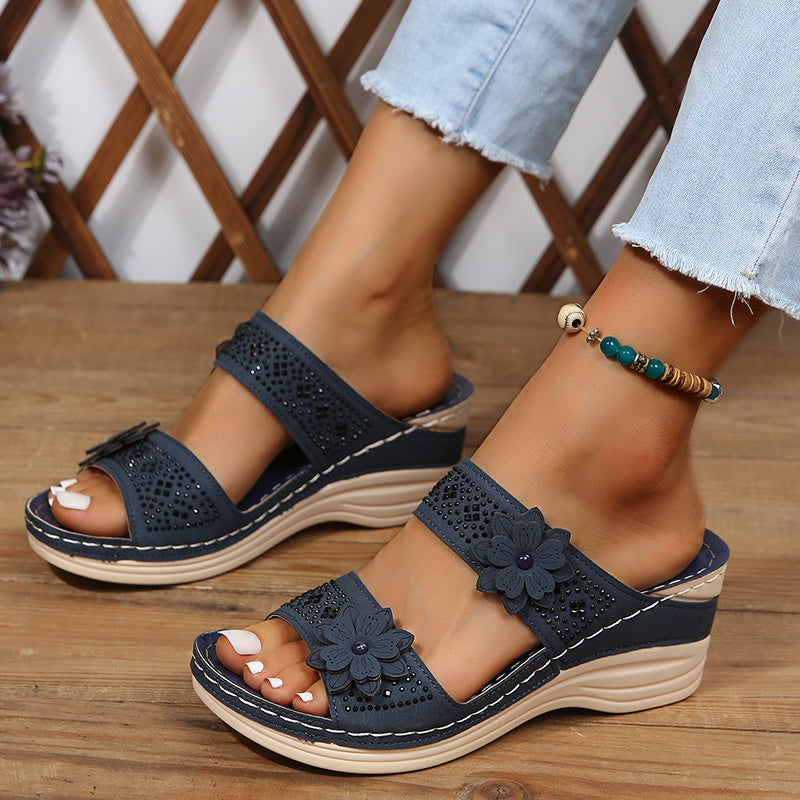 Charlotte | Sandales compensées confortables