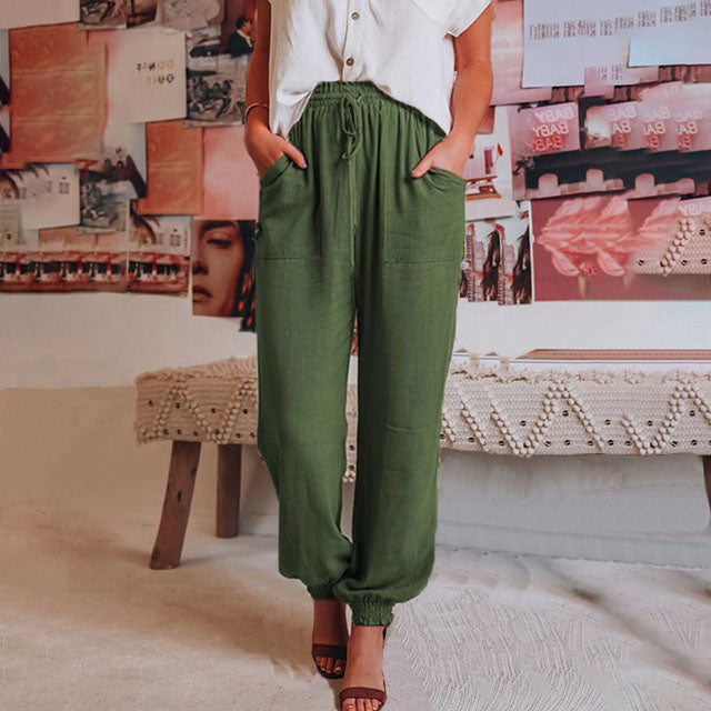 Luise | Pantalon élégant avec cordon