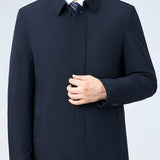 LAURENT MONACO | VESTE À COL À REVERS ET FERMETURE ÉCLAIR POUR HOMMES