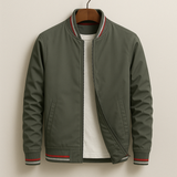 LAURENT MONACO | VESTE BOMBER D'ÉTÉ AVEC RAYURES