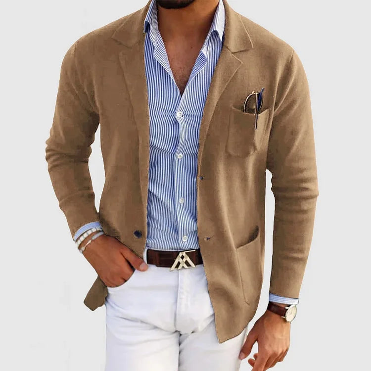 LAURENT MONACO | BLAZER LUXUEUX POUR HOMME EN MATÉRIAU SOUPLE