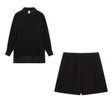 Marlene | Ensemble léger de blouse et de shorts
