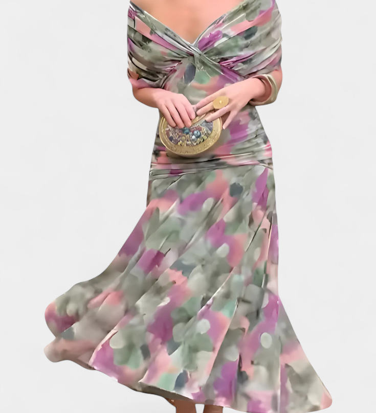 Alizée™ — Robe florale à grâce aérienne
