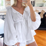 Luise | Ensemble avec volants et shorts