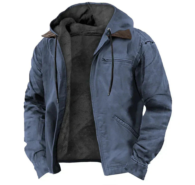 LAURENT MONACO | VESTE AVEC CAPUCHE POUR HOMME AUTOMNALE