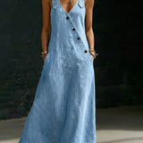 Vera | Robe en denim avec boutons