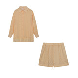 Marlene | Ensemble léger de blouse et de shorts
