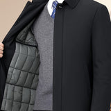 LAURENT MONACO | VESTE À COL À REVERS ET FERMETURE ÉCLAIR POUR HOMMES