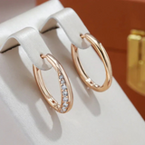 Mona | Boucles d'oreilles simples en ton doré