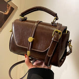 Élodie™ — Sac bandoulière carré chic contrasté