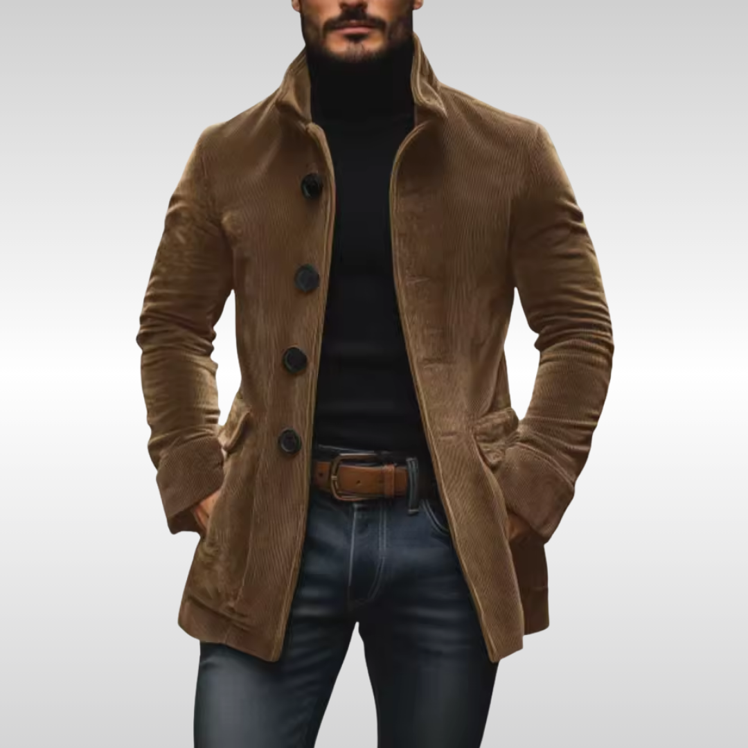 LAURENT MONACO | VESTE CÔTELÉE ÉLÉGANTE POUR HOMME