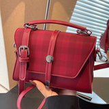 Élodie™ — Sac bandoulière carré chic contrasté