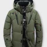 LAURENT MONACO | VESTE D'HIVER SOLIDE POUR HOMME