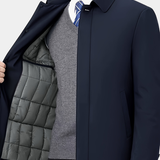 LAURENT MONACO | VESTE À COL À REVERS ET FERMETURE ÉCLAIR POUR HOMMES
