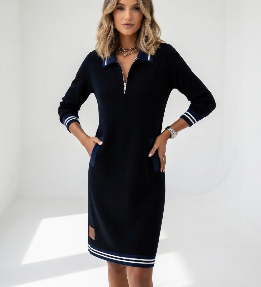 Oréliane™ — Robe polo confortable élégante quotidienne